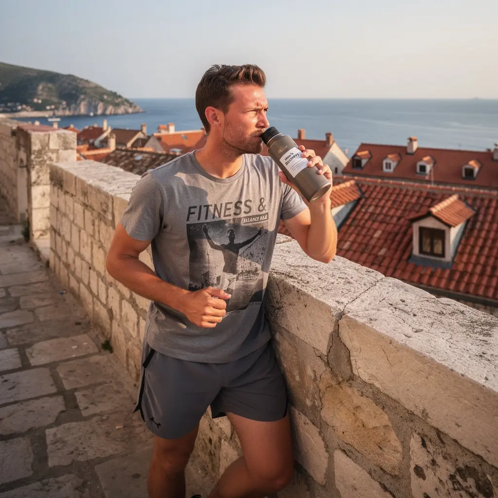 Sastojci čaja prikazani na drvenom stolu, s fokusom na prirodne arome.