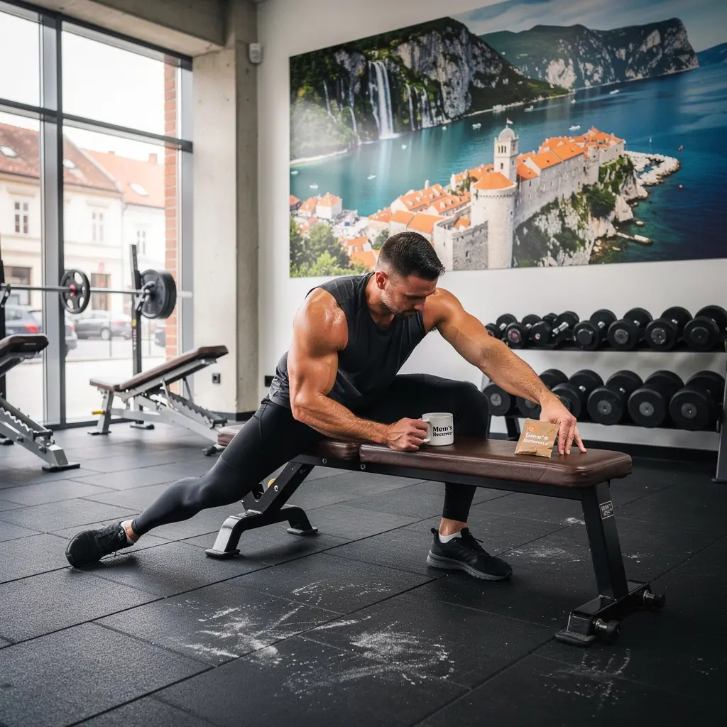 Prikaz sastojaka čaja, uključujući hibiskus i limunsku travu, za osvježavajući okus.